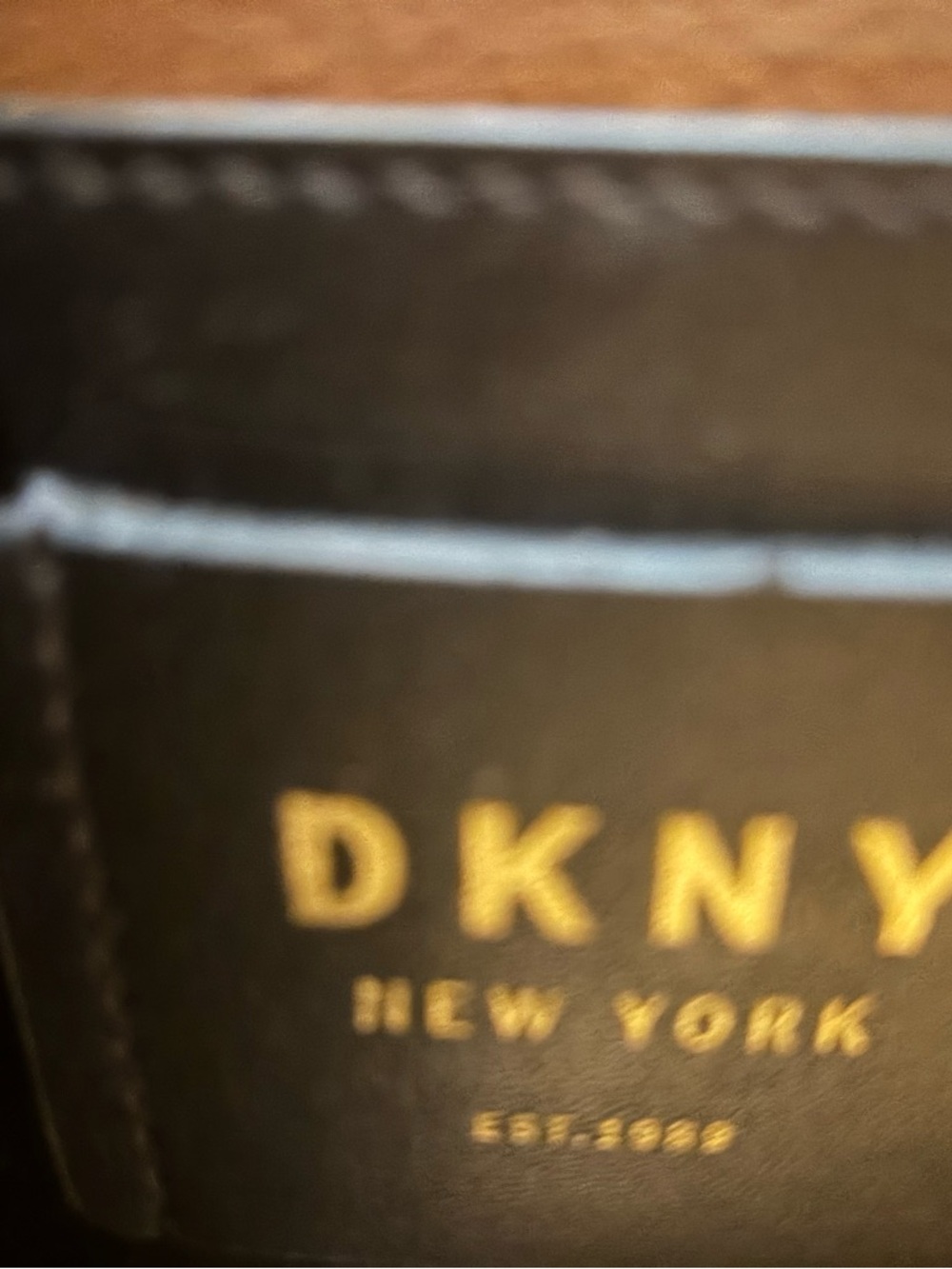 Donna Karan Black Pebbled Leather Drawstring Crossbody - Picture 7 of 9